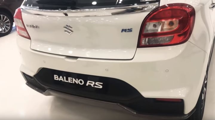 maruti baleno rs rear image