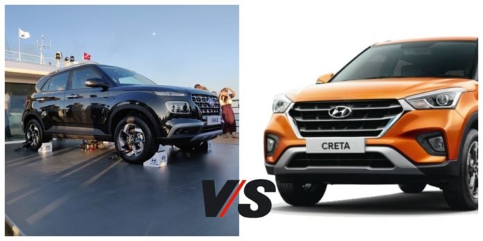 Hyundai Venue Vs Hyundai Creta- Specification Comparison » Car Blog India