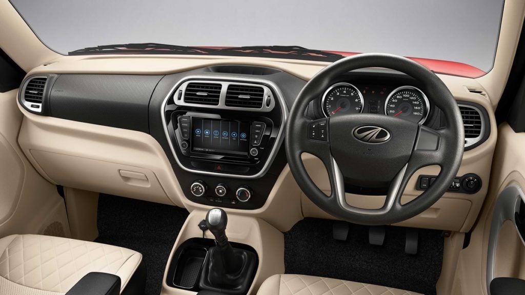 Interiors of the Facelifted Mahindra Tuv300