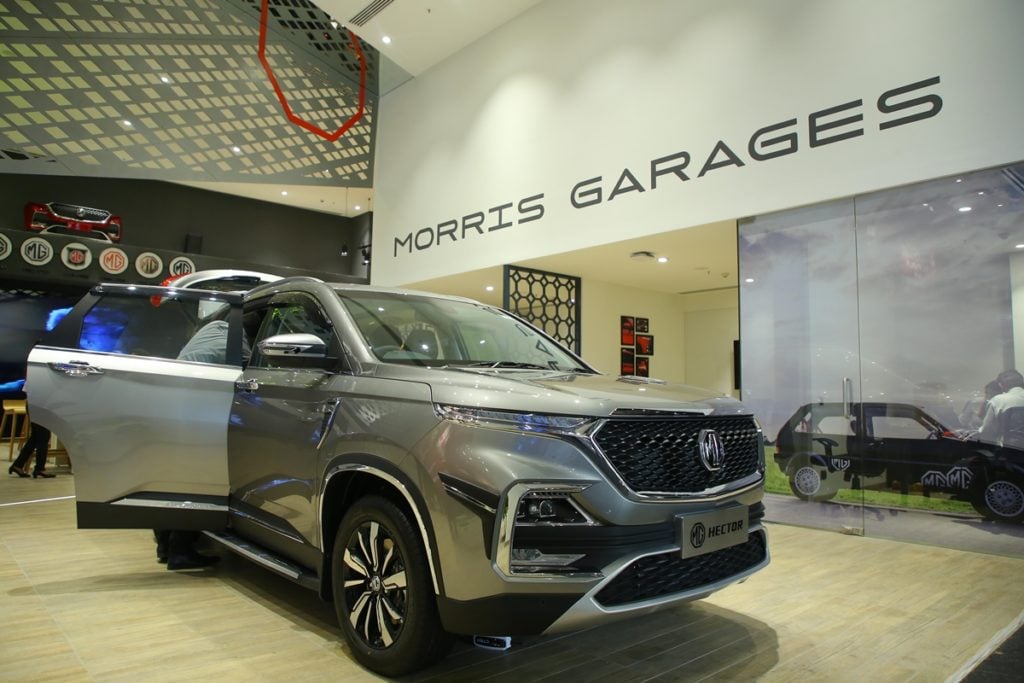 Mg Motors Experience Center in Gurgaon Interior﻿