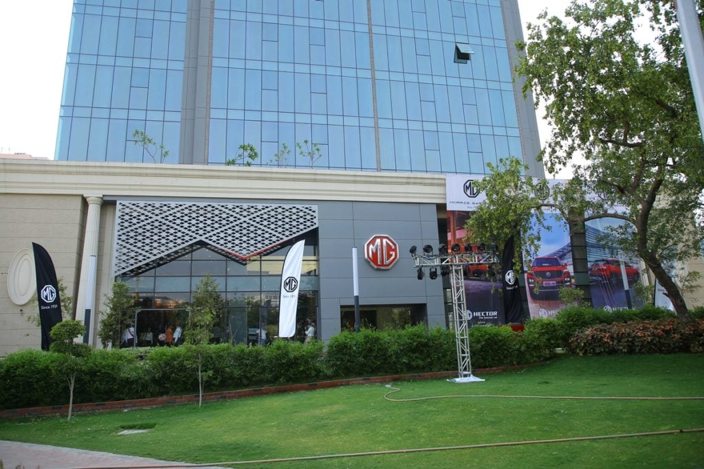 Mg Motors Experience Center in Gurgaon