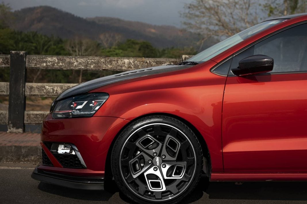 This Modified Lowrider Volkswagen Polo GT TSI Gets Paddle Shifters