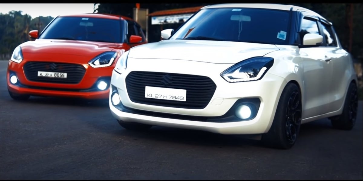 These Modified Maruti Swift Twins Look Like Hot Wheel Collectibles