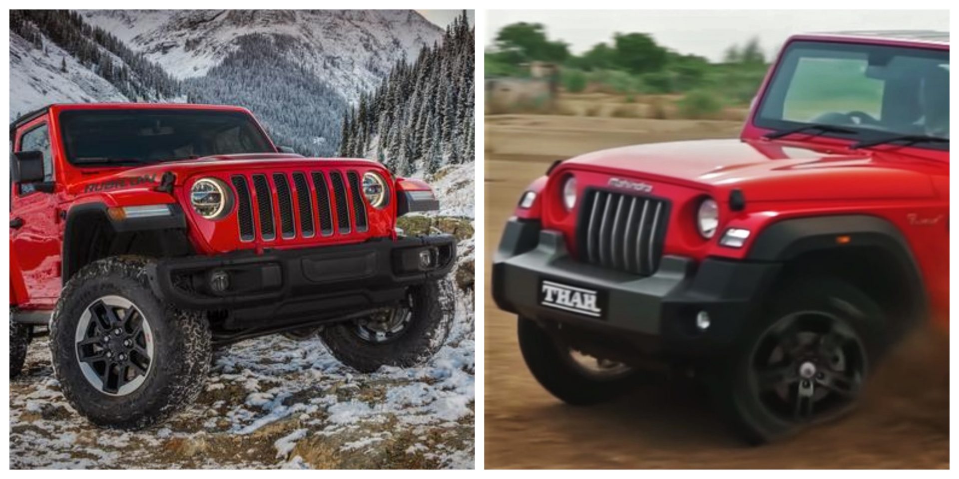 Mahindra Thar Vs Jeep Wrangler – Off-Road Specs Comapared! » Car Blog India