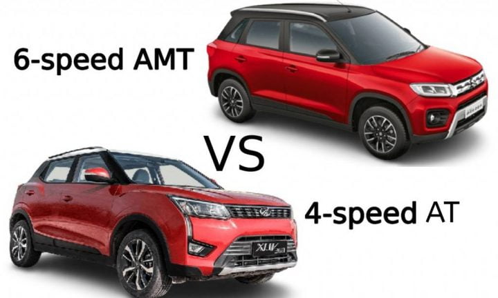 Mahindra XUV300 AutoShift AMT Vs Maruti Suzuki Vitara Brezza Automatic ...