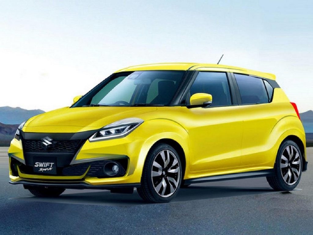 Next-Gen Maruti Swift Rendered Image Yellow