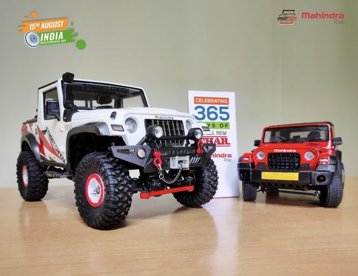 mahindra thar miniature