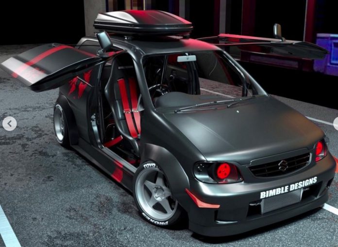 Here is The Craziest Wide Body Modified Maruti Alto You’ll Ever See ...