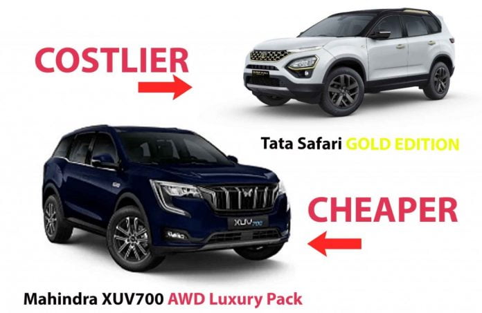 Mahindra XUV700 AX7 AWD Gets Luxury Pack, Still Cheaper Than Tata ...