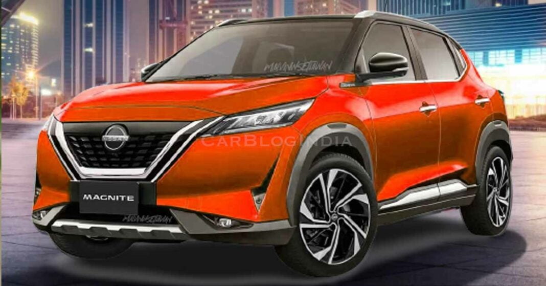 2023 Nissan Magnite Facelift Impresses in New Illustration » Car Blog India