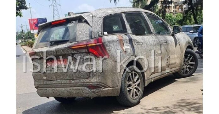 Mahindra XUV E8 (XUV700 Electric) Spied On Test » Car Blog India