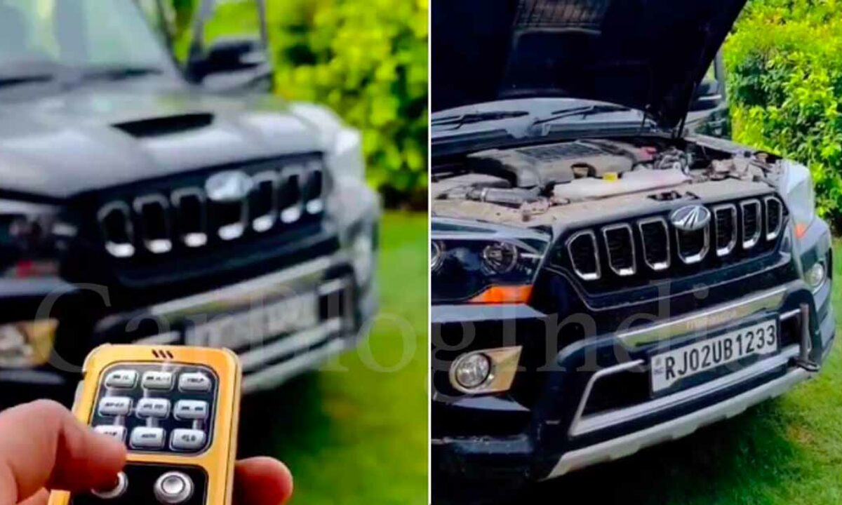 remote control mahindra car