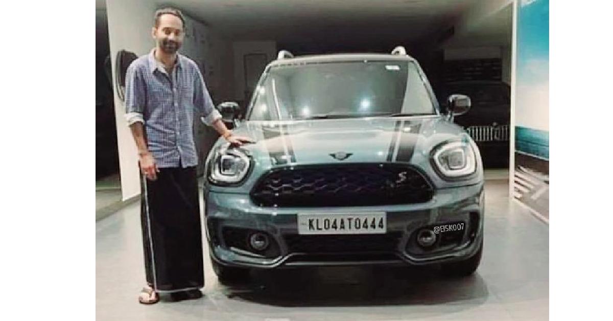 Fahad Fassil of Pushpa Fame Buys Mini Cooper Countryman JCW