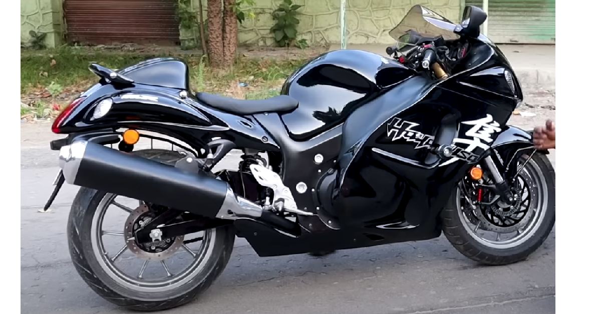 This Suzuki Hayabusa is Actually a Replica Based on Hero Xtreme 160R ...