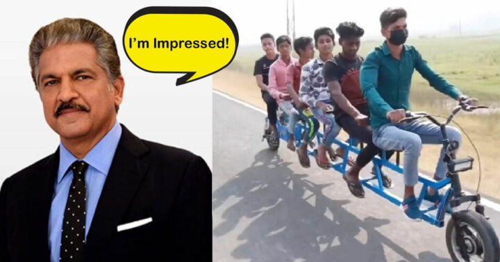 Anand Mahindra Impressed By 6 Seater Electric Bicycle That Takes Just