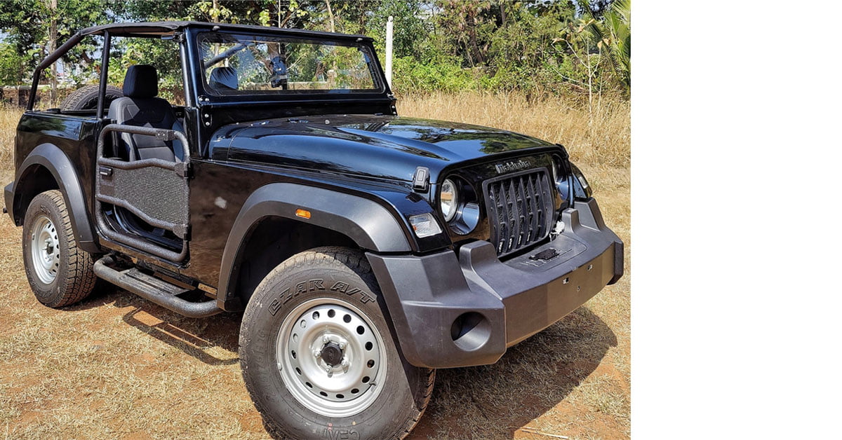 New Mahindra Thar in Willys Jeep-Style Open-Top Format Looks Amazing ...