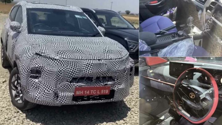 Tata Nexon Facelift Interior Spied In Latest Video » Car Blog India