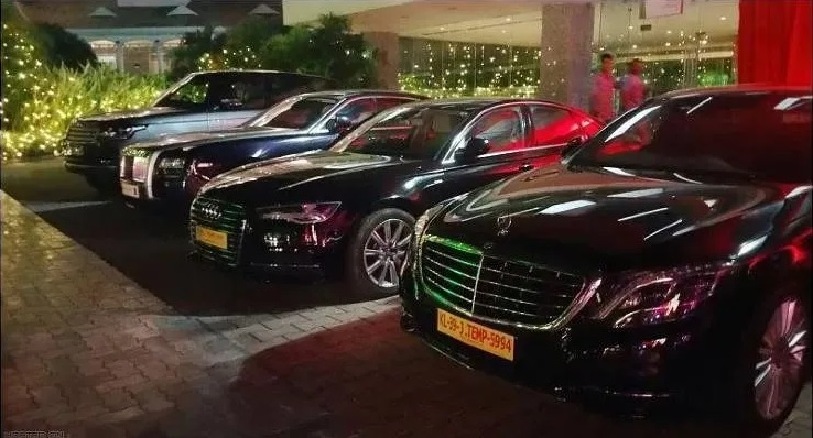 Ravi Pillais Mercedes Maybach S500 Audi A6 Matrix Rr Ghost and Range Rover