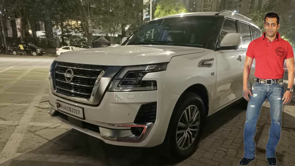 Salman Khan Replaces Land Cruiser With Bullet Proof Nissan Patrol Car Blog India