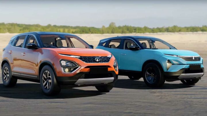 2023 Tata Harrier Facelift Visualized Alongside Current Model » Car ...