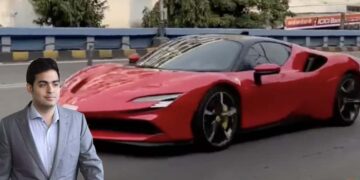 Akash ambani ferrari sf90