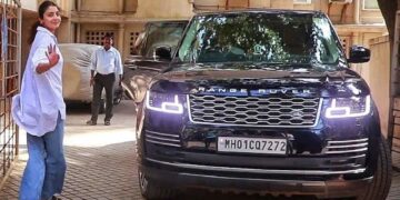 Anushka Sharma in Range Rover Autobiography