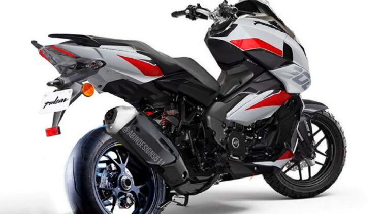 Bajaj Pulsar Rendered As Motoscooter