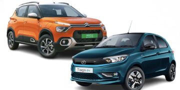 citroen ec3 vs tata tiago ev