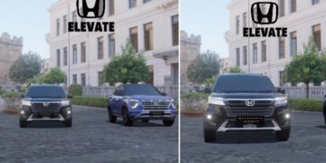 Honda Elevate and Hyundai Creta Visualised