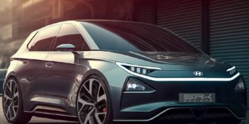 Hyundai i20 Electric Rendered