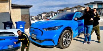 Indian Vlogger Surprises Wife with Ford Mustang Mach-E