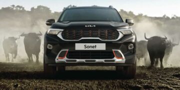 kia sonet aurochs edition front