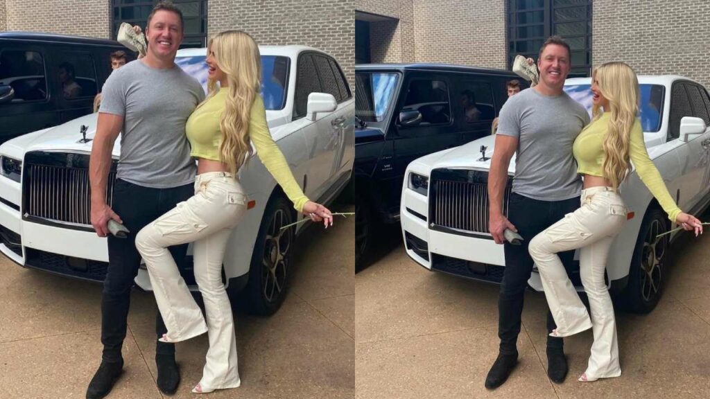 Kim Zolciak with Rolls Royce Cullinan