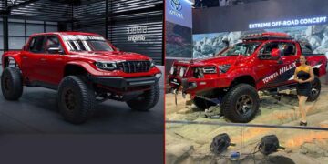 mahindra scorpio n pickup concept toyota hilux xtreme off-road concept