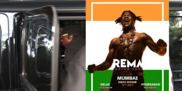 Nigerian Popstar and Afroway Prodigy REMA Drives Mercedes G63 In Mumbai