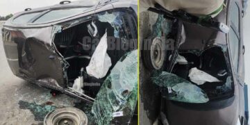 tata tiago accident axle break