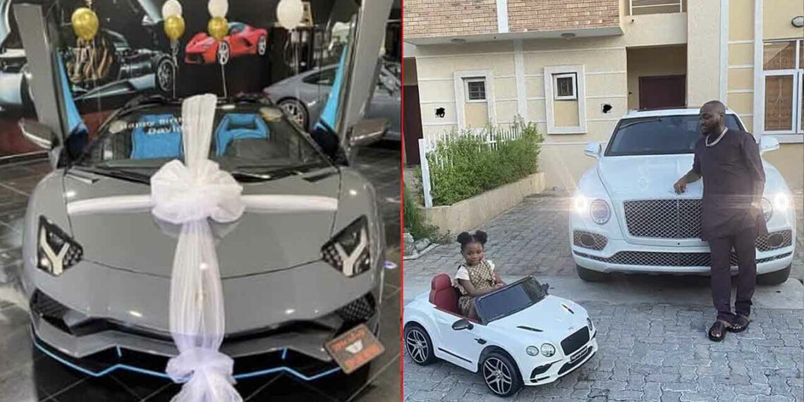 car collection of davido