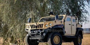 mahindra armado armoured vehicle