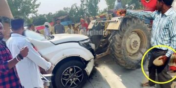 mahindra xuv500 buffalo villagers tractor