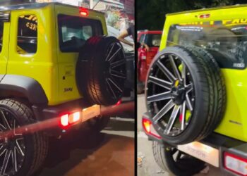 Maruti Jimny with 21-inch Alloy Wheels