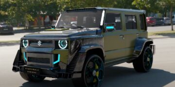 Modified Maruti Jimny 5-door Mercedes G-Wagon