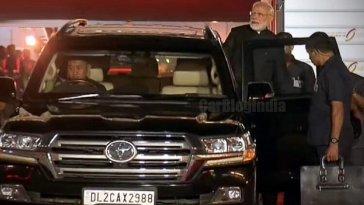 Pm Modi Toyota Land Cruiser