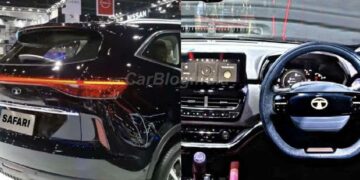 2023 tata safari facelift interior