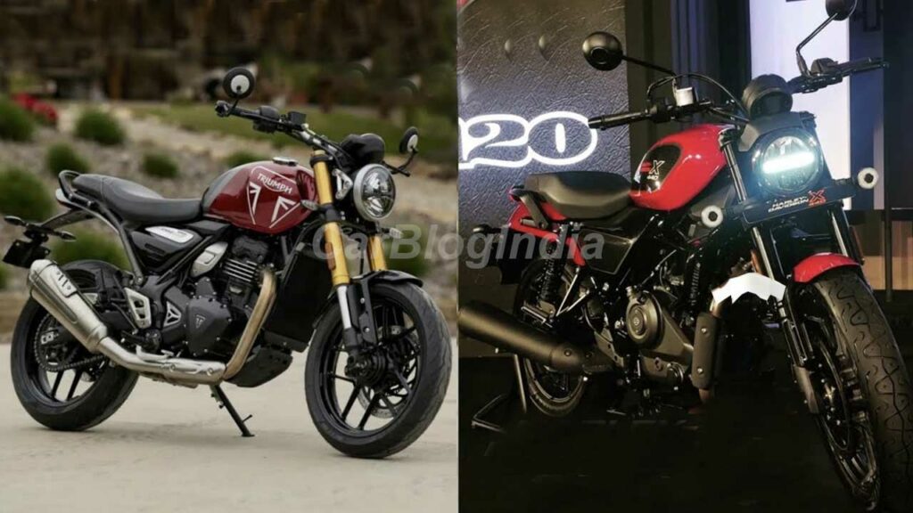 Triumph Speed 400 Vs Harley Davidson X440 Comparison » Car Blog India