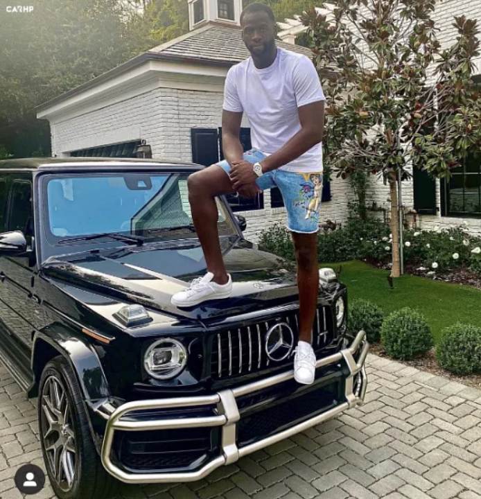 Draymond Green with His Mercedes benz G class