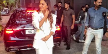 Kiara Advani with Mercedes Maybach S580