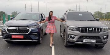 maruti invicto vs mahindra scorpio n drag race