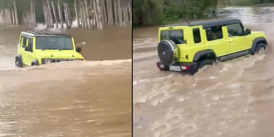 maruti jimny delhi floods