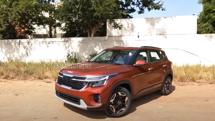 2023 Kia Seltos Facelift Htx Mid spec Trim Revealed in Walkaround Video