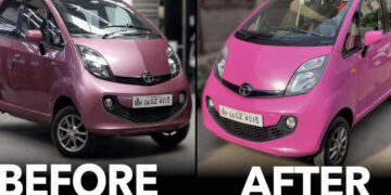 tata nano restoration before-after